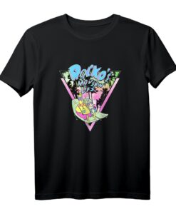Rocko's Modern Life Tanning Retro Palm Trees T-Shirt - Offiziell lizenziertes Nickelodeon Cartoon Merchandise für Fans und Nostalgiker