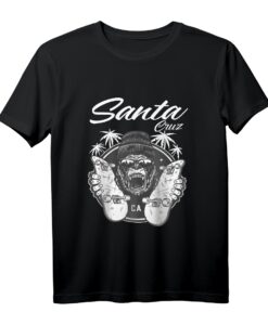 Santa Cruz Skateboard-T-Shirt mit Palm Tree - Cooles Streetwear für Skater & Geburtstagsgeschenk für Skateboard-Fans