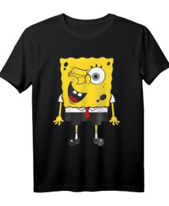 SpongeBob Schwammkopf Wink T-Shirt - Offiziell lizenziertes Cartoon-Shirt für Kinder und Fans
