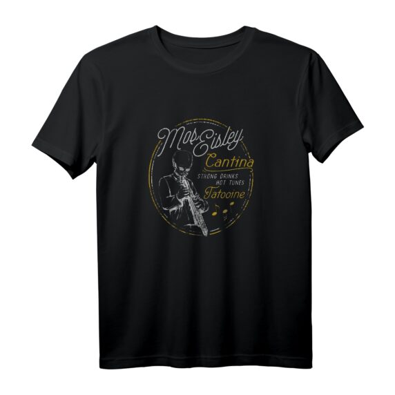 Star Wars Mos Eisley Cantina Logo T-Shirt - Offiziell Lizenzierte Star Wars Bekleidung für Fans & Sammler