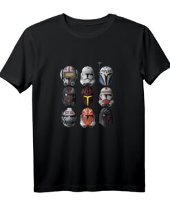 Star Wars: The Clone Wars Clone Helmets T-Shirt - Offizielles Star Wars Merchandise