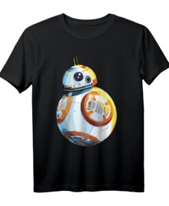 Star Wars The Force Awakens BB-8 Portrait T-Shirt - Offiziell Lizenzierte Popkultur Mode für Fans