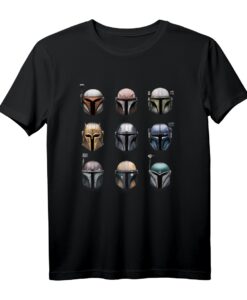Star Wars The Mandalorian Battle Worn Helmets T-Shirt - Offizielles Star Wars Merchandise für Fans aller Altersgruppen