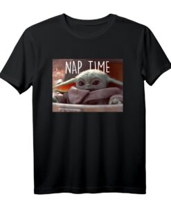 Star Wars The Mandalorian The Child Nap Time T-Shirt - Lustiges Meme Shirt für Mandalorian Fans & Star Wars Liebhaber