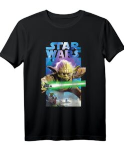 Star Wars Yoda Poster T-Shirt - Offizielles Merchandise für Fans, Männer, Frauen, Kinder