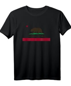 STATE OF CALIFORNIA FLAG T-Shirt  Perfektes Geschenk für Sommer, Strand & Outdoor-Aktivitäten, ideal zum Geburtstag, Graduation, Father's Day & Feiertagen