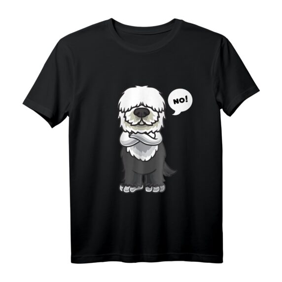 Sturer Old English Sheepdog Hund lustig Bobtail Hundebesitze T-Shirt - Witziges Geschenk für Hundeliebhaber & Dickkopf-Hundefans