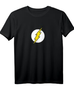 The Flash Retro Logo T-Shirt  Offiziell lizenziertes Superhelden T-Shirt für Erwachsene, Frauen & Kinder
