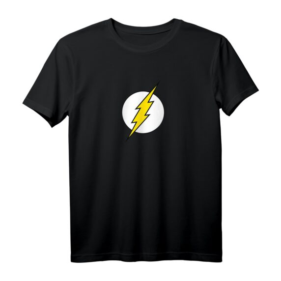 The Flash Retro Logo T-Shirt  Offiziell lizenziertes Superhelden T-Shirt für Erwachsene, Frauen & Kinder