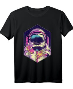 Vaporwave Astronaut im Weltall T-Shirt - Retro Aesthetic Streetwear für Anime, Eboy, Egirl & 80s/90s Fans, Perfekt für Geburtstage & Weihnachten
