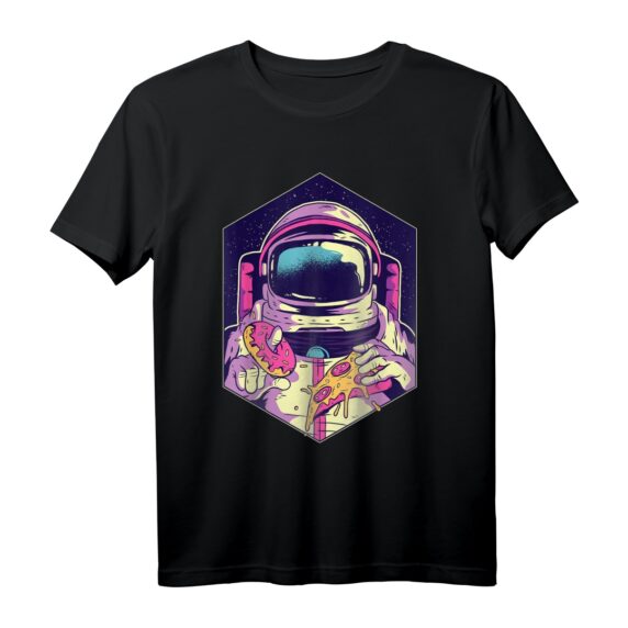 Vaporwave Astronaut im Weltall T-Shirt - Retro Aesthetic Streetwear für Anime, Eboy, Egirl & 80s/90s Fans, Perfekt für Geburtstage & Weihnachten