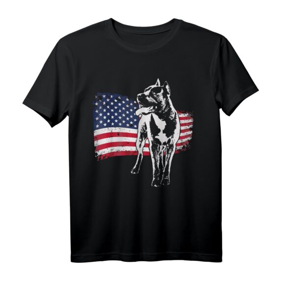 Vintage American Staffordshire Terrier Damen & Herren T-Shirt  Lustiges Geschenk für Hundeliebhaber zu Geburtstag & Weihnachten