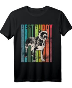 Vintage American Staffordshire Terrier T-Shirt  Geschenkidee für Geburtstage & Weihnachten für Hundeliebhaber, Familie & Tierfans