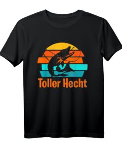 Vintage Angler Fischer Opa T-Shirt mit Hecht Motiv - Lustiges Geschenk für Angler, Fischer & Fischliebhaber zu Geburtstag, Weihnachten & Vatertag