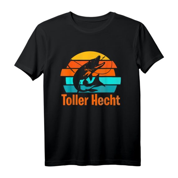 Vintage Angler Fischer Opa T-Shirt mit Hecht Motiv - Lustiges Geschenk für Angler, Fischer & Fischliebhaber zu Geburtstag, Weihnachten & Vatertag