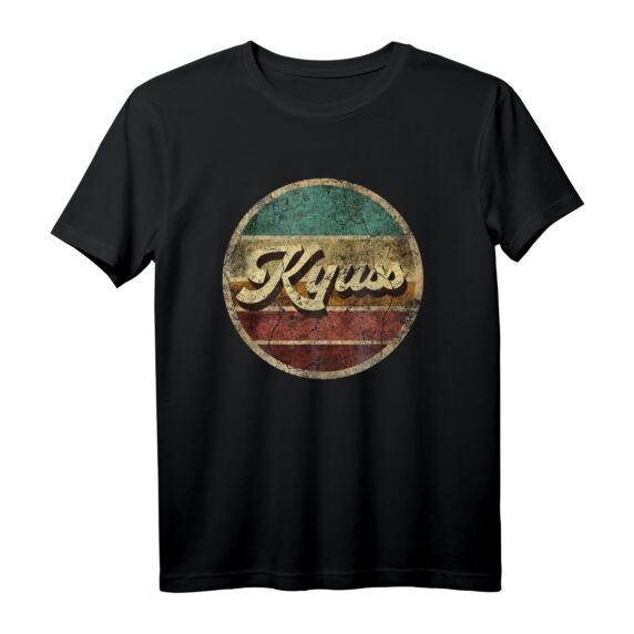 Vintage Circle Retro-T-Shirt von Kyusses, 1987  Cooles 80er Jahre Rock T-Shirt, Perfekt als Geburtstagsgeschenk für Männer, Frauen, Mama und Papa