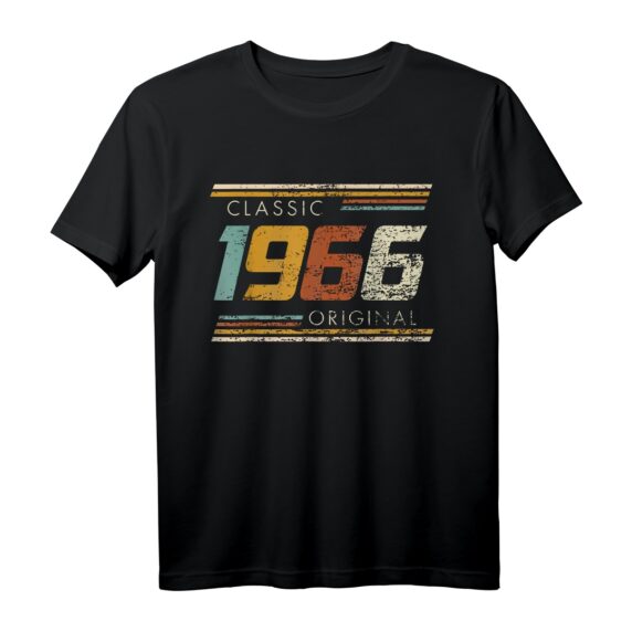 Vintage Geburtstags T-Shirt Est 1966 - Klassisch, limitiert & original für Jubilare und Sammler