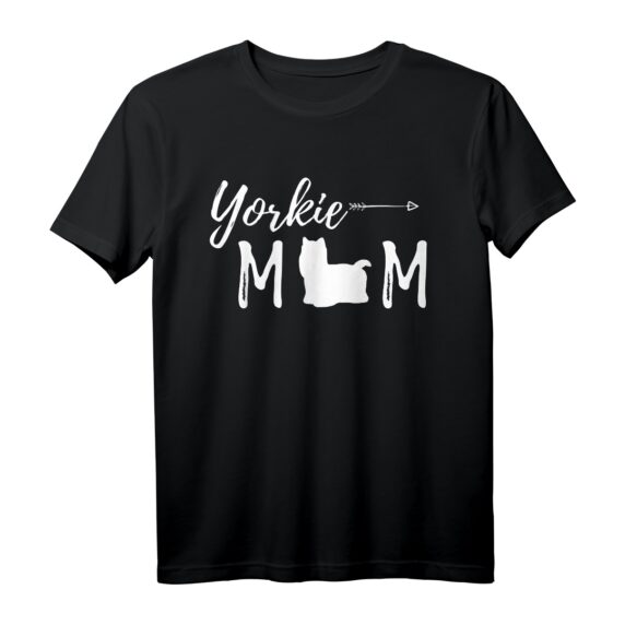 Yorkie Mum Hund Tiere Liebhaber T-Shirt - Klassisch geschnitten, perfekt für Hundemütter und Tierliebhaber