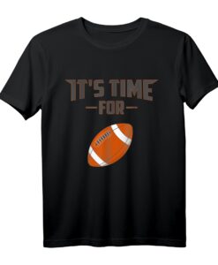 Zeit American Sport Football T-Shirt für Frauen, Männer & Kinder  Perfekte Geschenkidee für Football-Fans, Familien & Freunde bei Playoffs & Finals